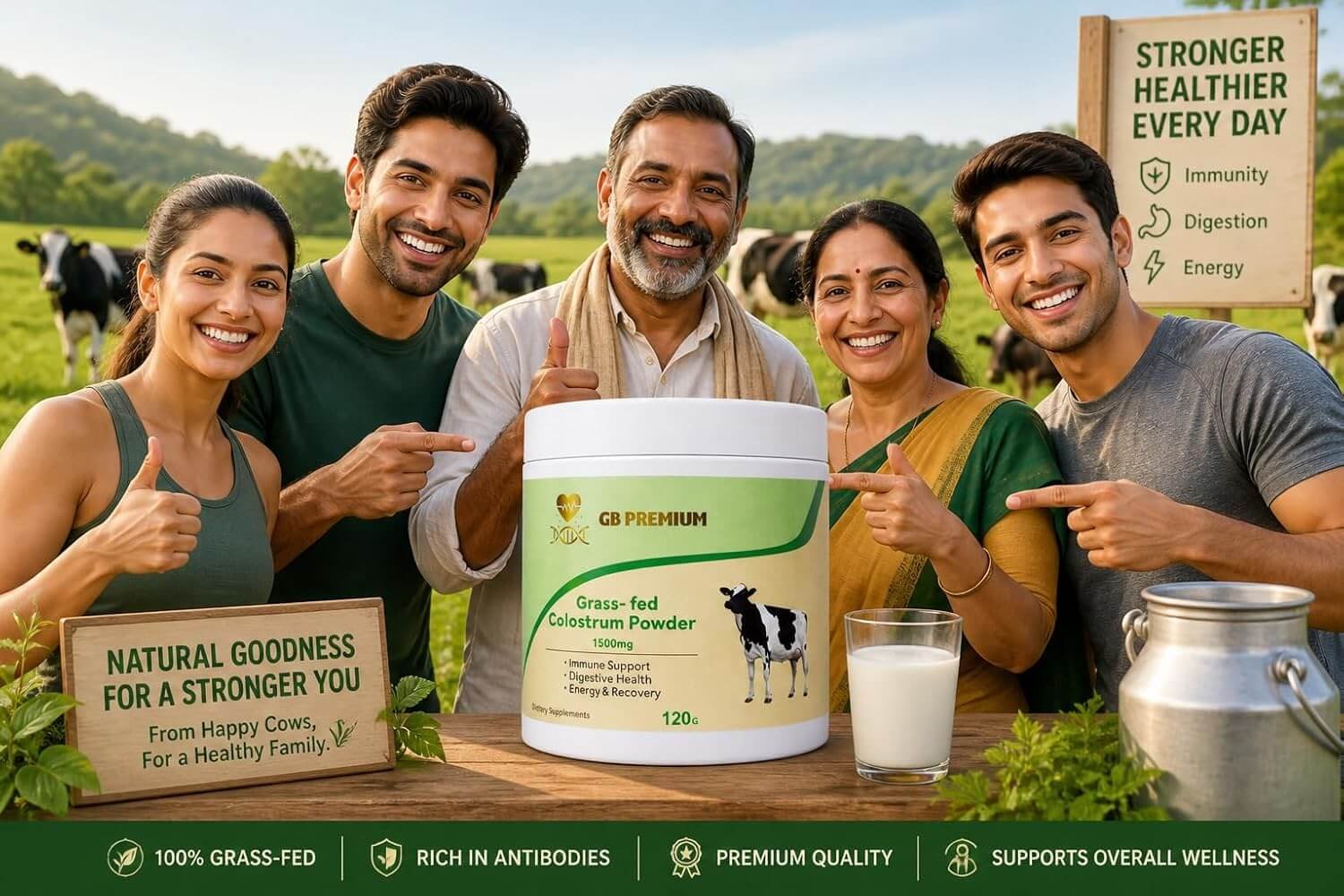 Bovine Colostrum Powder lifestyle image