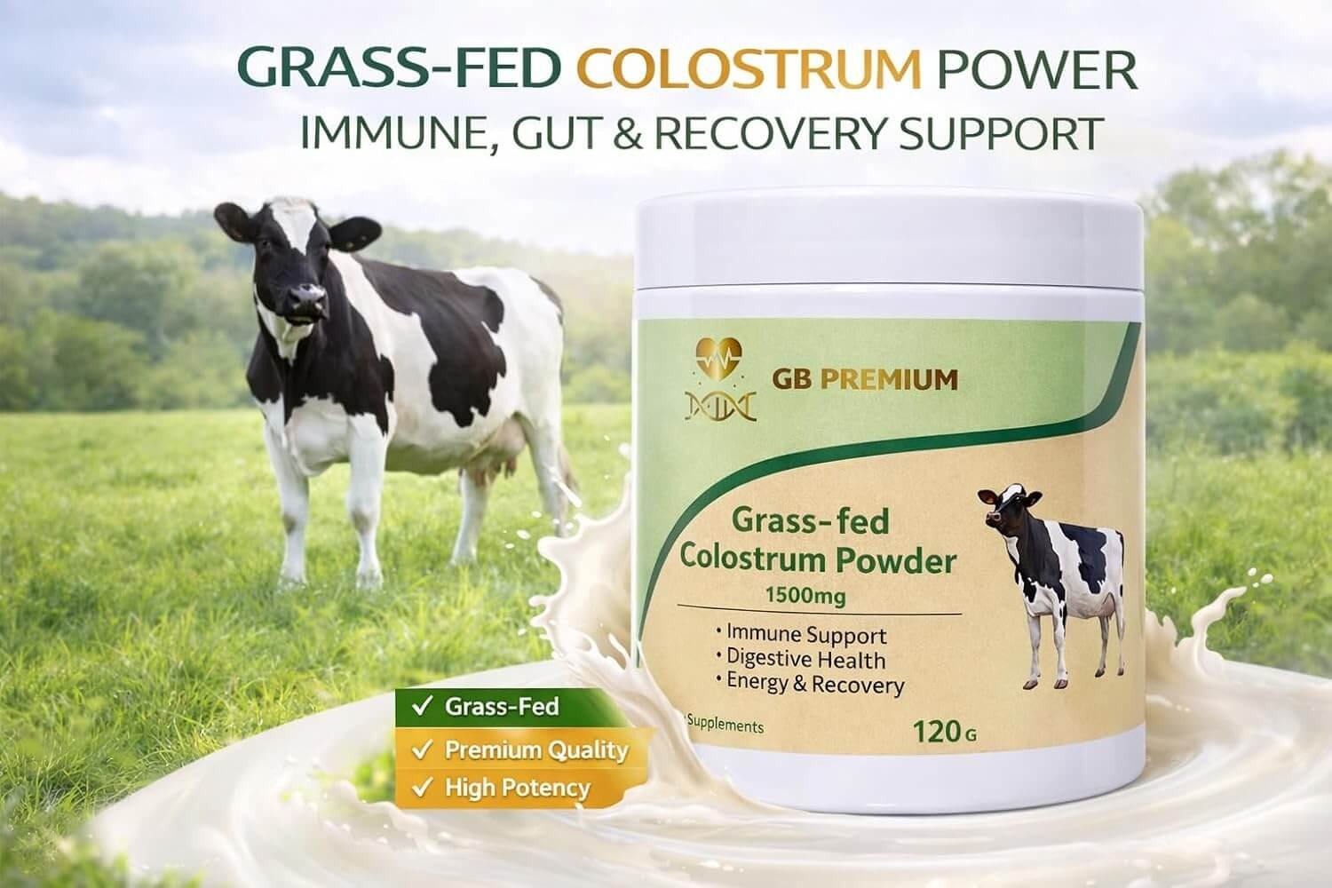 Bovine Colostrum Powder lifestyle image