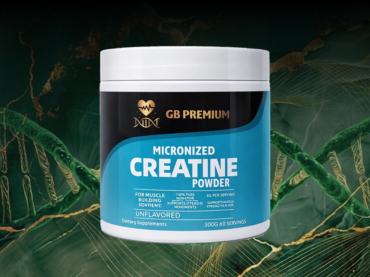 GB Premium Creatine Monohydrate powder