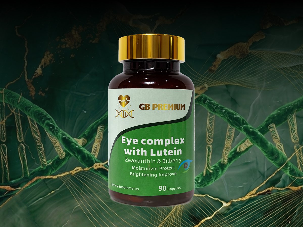 Eye Complex with Lutein, Zeaxanthin, Bilberry, Vitamins A & B12 + Zinc