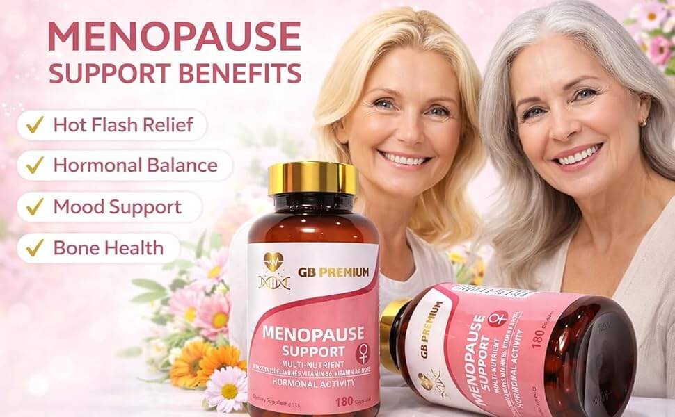 Menopause Support Complex with Soya Isoflavones, B-Vitamins & Biotin lifestyle image