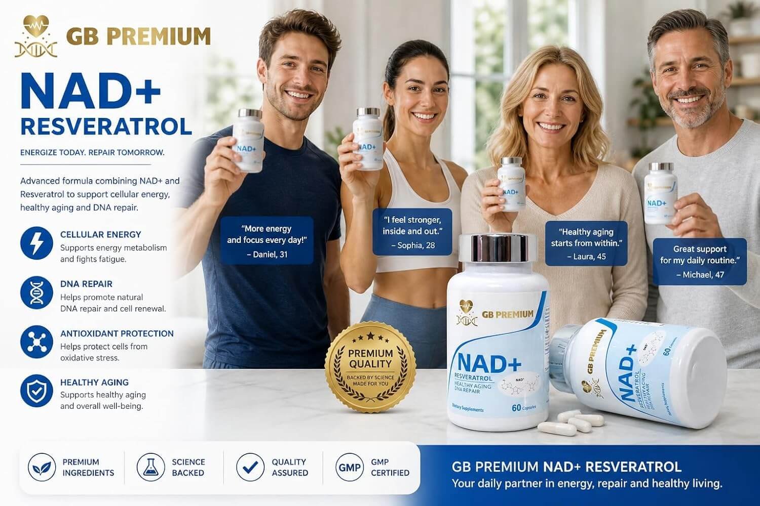 NAD+ & Resveratrol lifestyle image