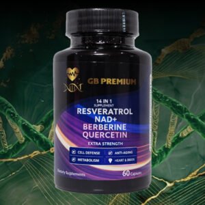 14-in-1 NAD+ Complex with Resveratrol, Berberine & Quercetin