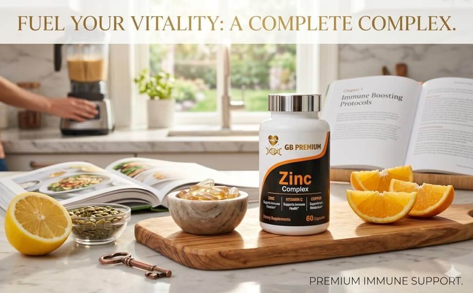 Zinc Complex , Zinc Bisglycinate, Vitamin C & Copper lifestyle image